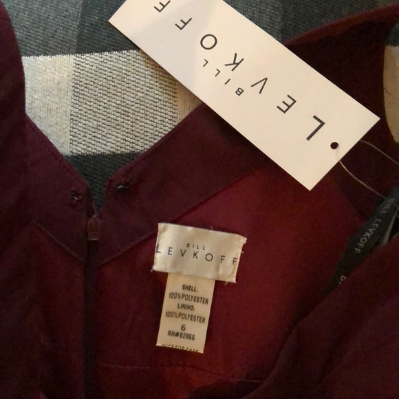 Bill Levkoff Style 498 Wine77 color Size 6. - Picture 5 of 6